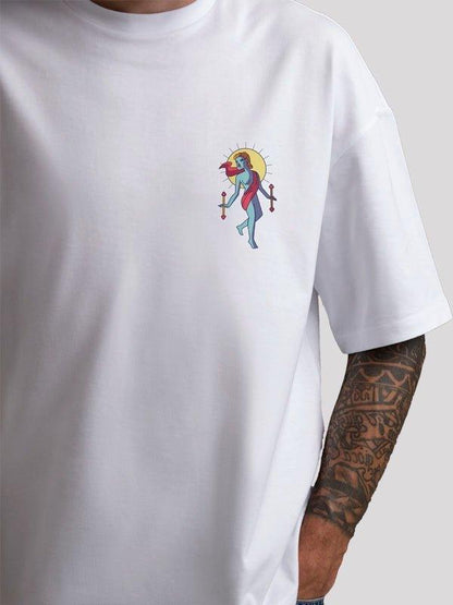 Oversized White T-Shirt For Men