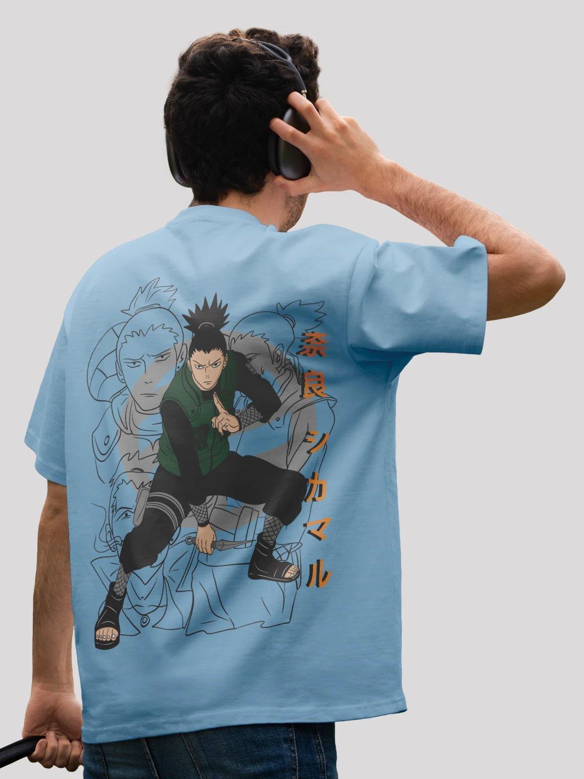 Naruto-Shikamaru Anime unisex Oversized T-shirt
