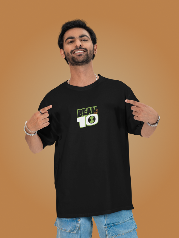 Bean 10 black oversize t shirt