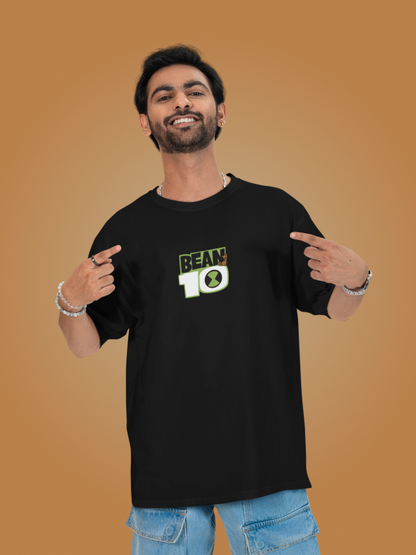 Bean 10 black oversize t shirt