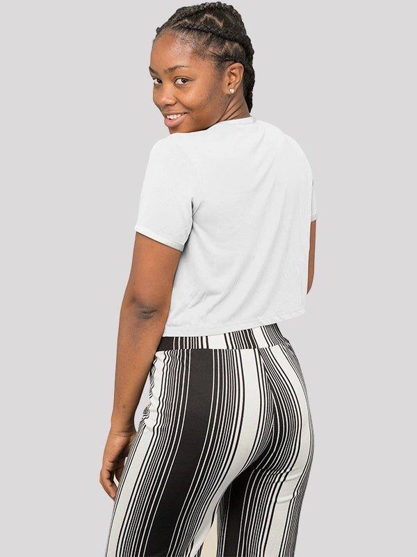  White Crop Top For Women