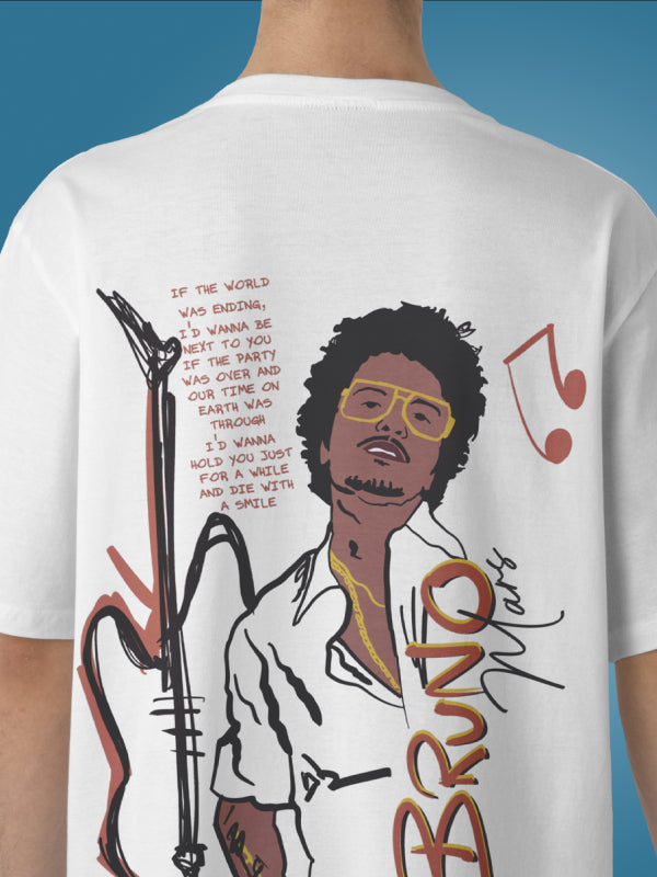 Die with a Smile - Bruno Mars T-shirt