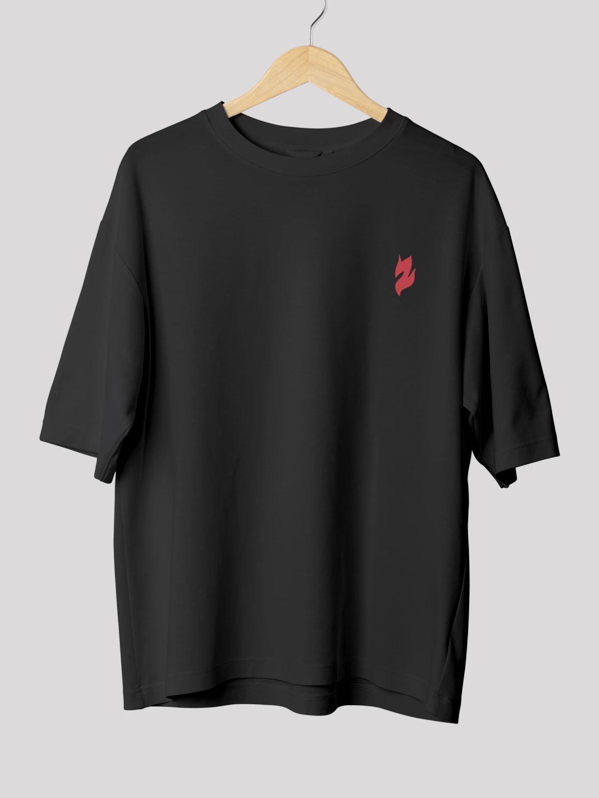 Unisex Signature Collection Oversize T- Shirt-Black