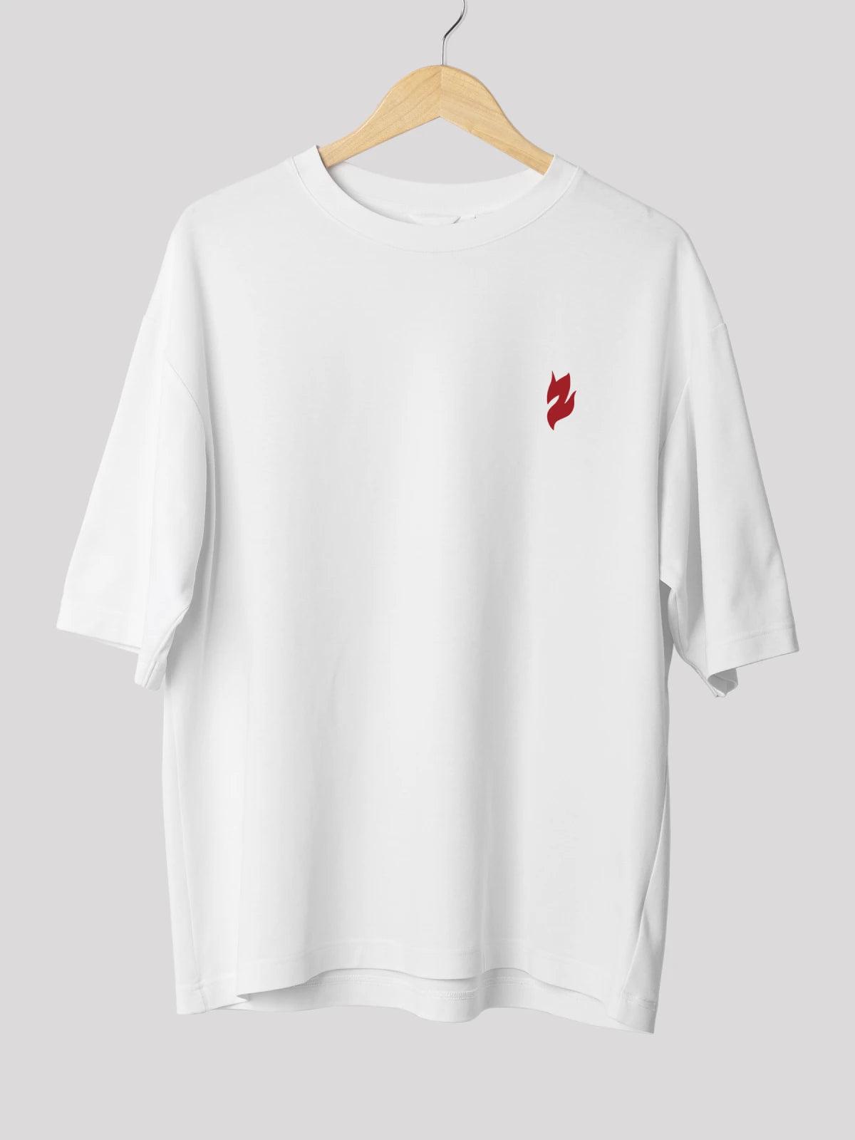 Unisex Signature Collection Oversize T-Shirt-White