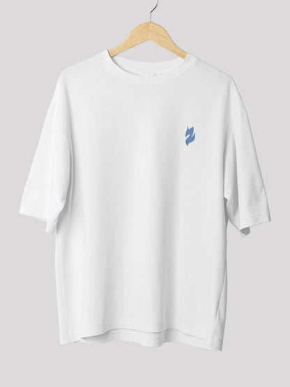 Unisex Signature Collection Oversize T-Shirt-White