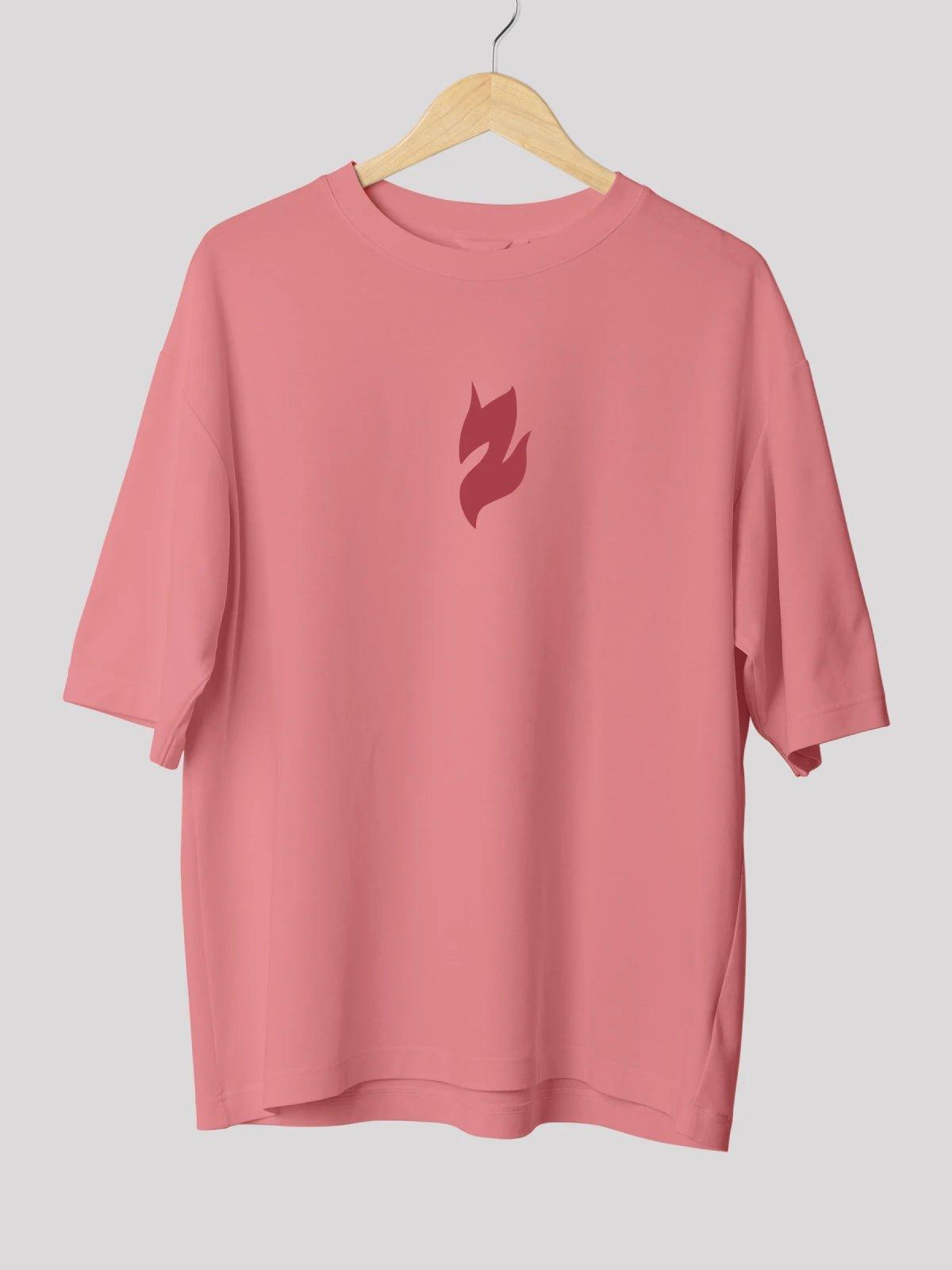 Unisex Signature Collection Oversize T-Shirt-Dusty Rose