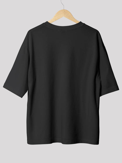 Unisex Signature Collection Oversize T- Shirt-Black