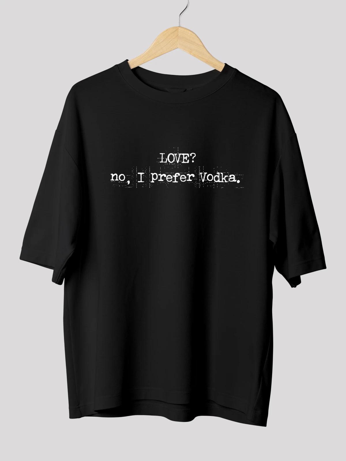 Aquarius Zodiac Unisex Oversize T-Shirt-Black