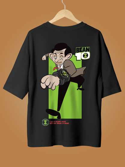 Bean 10 black oversize t shirt