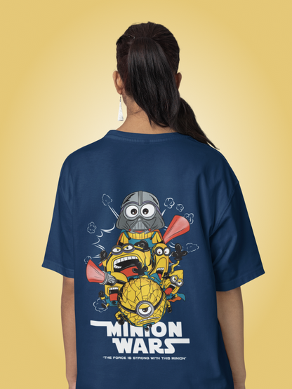 Minion Wars: Classy Minion x Star Wars Back Print Graphic Tee