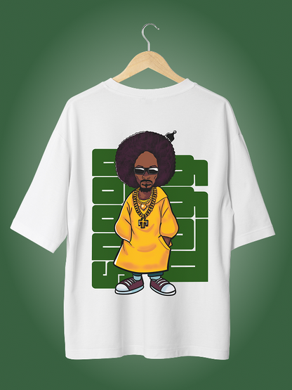 Sassy Snoop Dogg White Graphic Tee