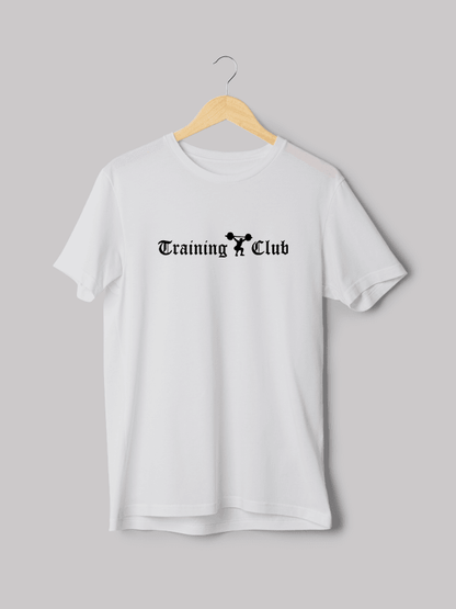 Training Club Sports and Gym White Unisex T-Shirt